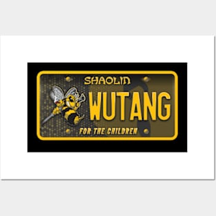 Shaolin License Plate - For the Children Posters and Art